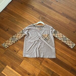 Plaid Sleeve Shirt